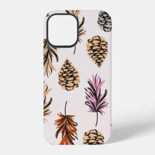 Funda Para iPhone 12 Hermosos elementos de otoño sin fisuras de color v