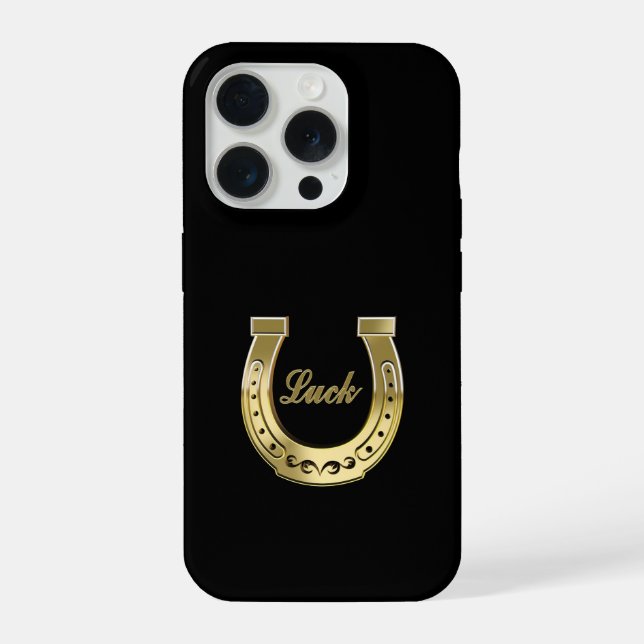Funda Para iPhone Herradura de oro (Reverso )