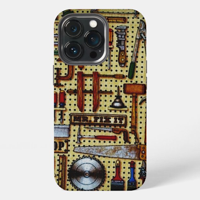 Funda Para iPhone Herramientas de Mano de Sr. Fix It   (Reverso )