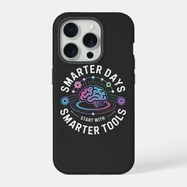 Funda Para iPhone Herramientas inteligentes de inteligencia artifici (Reverso )