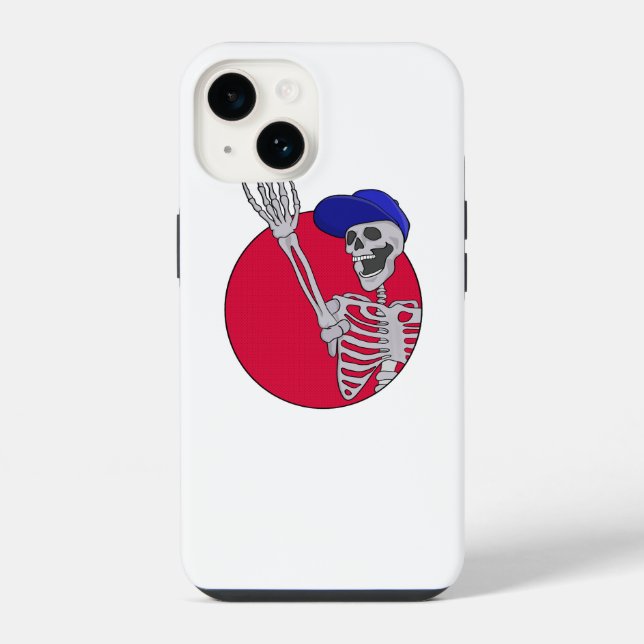 Funda Para iPhone Hey Amigos Esqueleto Divertido y Genial (Reverso )
