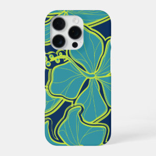 Funda Para iPhone 16 Pro Hibisco de Kailua Floral Sobredimensionado Hawaian