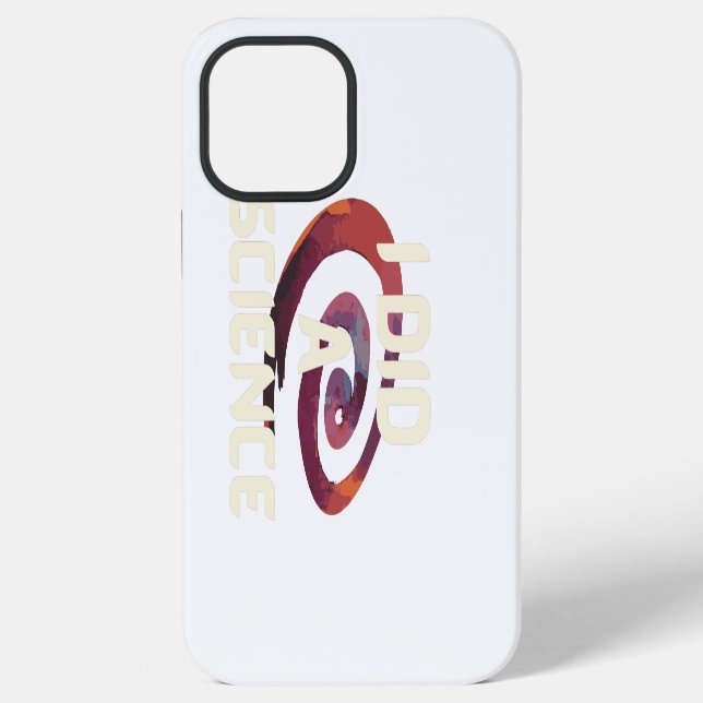 Funda Para iPhone Hice una ciencia (Reverso )
