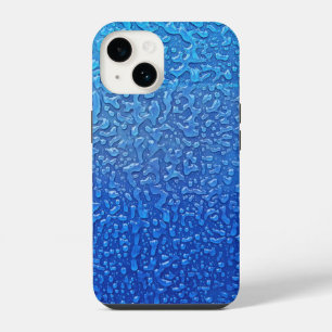 Funda Para iPhone 14 Hielo Metalizado Azul