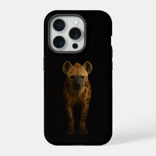 Hiena manchada salvaje iPhone 15 Pro Mate Black 4 