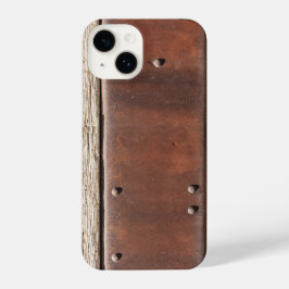 Funda Para iPhone 14 Hierro, madera, pernos hacen fuerte