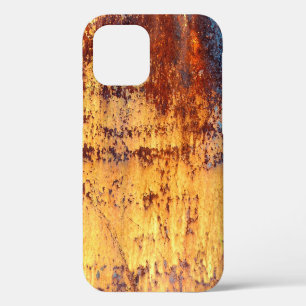 Funda Para iPhone 12 Hierro metálico viejo óxido de fondo y textura, me