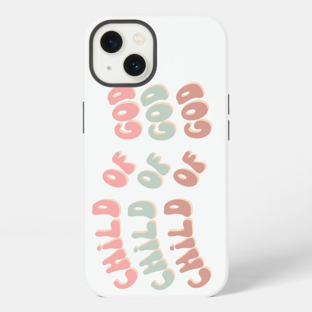 Funda Para iPhone Hijo de Dios Retro Waves (Reverso )