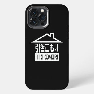 Funda Para iPhone 13 Pro Max Hikikomori 引きこもり Recluso Japonés