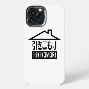 Funda Para iPhone 13 Pro Max Hikikomori 引きこもり Recluso Japonés