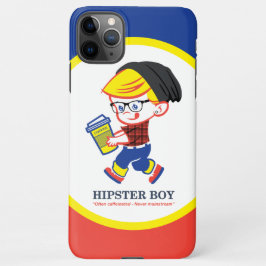 Funda Para iPhone 11Pro Max Hipster Boy - Parodia de ilustracion