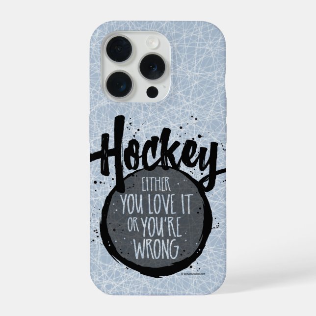 Funda Para iPhone Hockey de amor (Reverso )