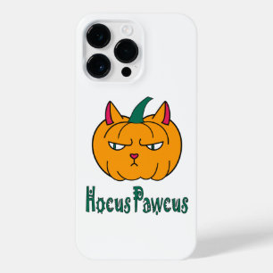 Funda Para iPhone 14 Pro Max Hocucus pawcus Halloween calabaza ginger cat magia