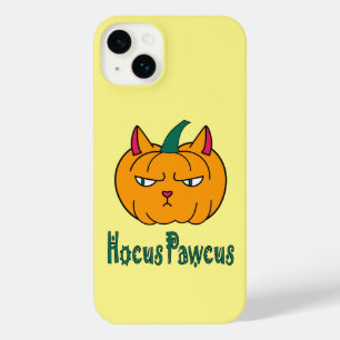 Funda Para iPhone 14 Plus Hocucus pawcus Halloween calabaza ginger cat magia