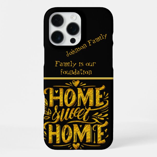 Funda Para iPhone Hogar Dulce Hogar (Reverso )