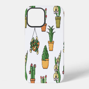Funda Para iPhone 12 Hogares de arte de línea: sin foco vintage