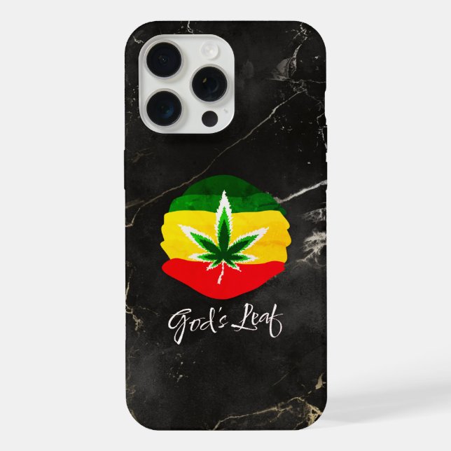 Funda Para iPhone Hoja de Dios - Edición Retro (Reverso )