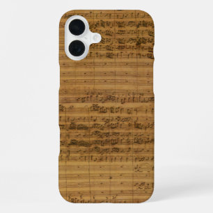 Funda Para iPhone 16 Plus Hoja de época de Johann Sebastian Bach