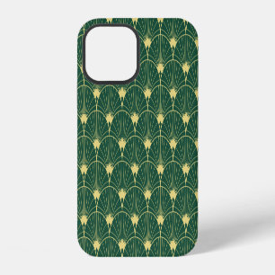 Funda Para iPhone 12 Hoja de palmera: patrón art deco.