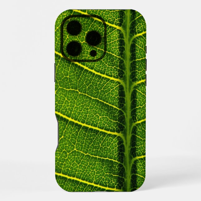 Funda Para iPhone Hoja verde (Reverso )