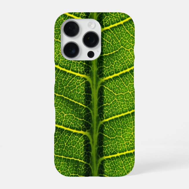 Funda Para iPhone Hoja verde (Reverso)