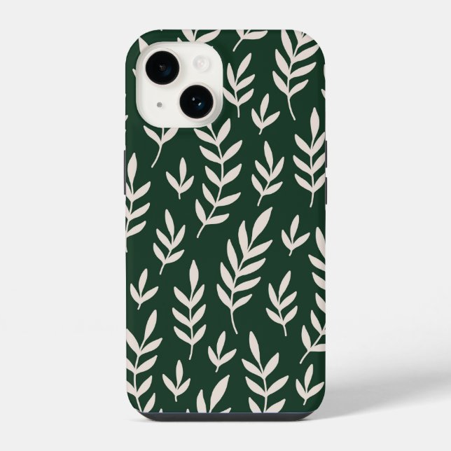 Funda Para iPhone Hojas (Reverso )