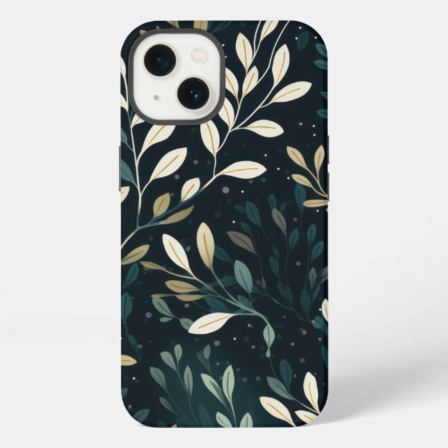 Funda Para iPhone Hojas (Reverso )