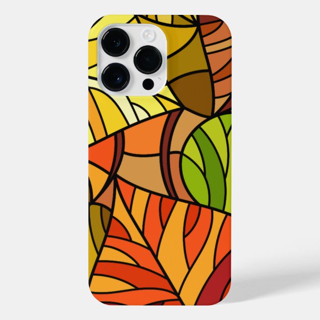 Funda Para iPhone Hojas caídas (Reverso)