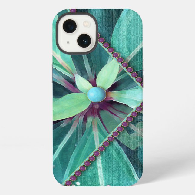 Funda Para iPhone Hojas de Cerezo Agarran (Reverso )