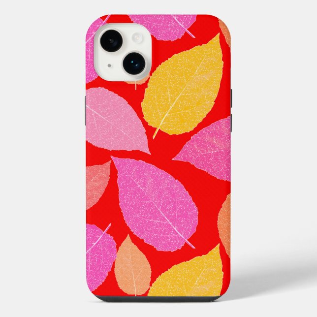 Funda Para iPhone Hojas de otoño . (Reverso)