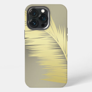 Funda Para iPhone 13 Pro Hojas de palma tropical dorada
