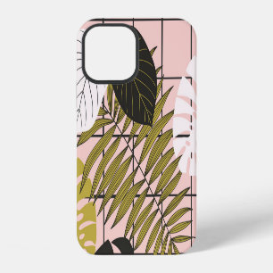 Funda Para iPhone 12 hojas de palma tropical, verano elegante.