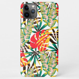 Funda Para iPhone 11Pro Max Hojas de palmeras tropicales salvajes