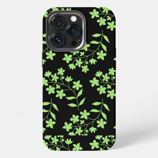 Funda Para iPhone Hojas geométricas (Reverso )