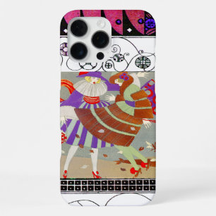 FUNDA PARA iPhone 16 PRO MAX HOJAS QUE CAEN, VIENTO, REMOLINOS DISEÑADORA DE VE