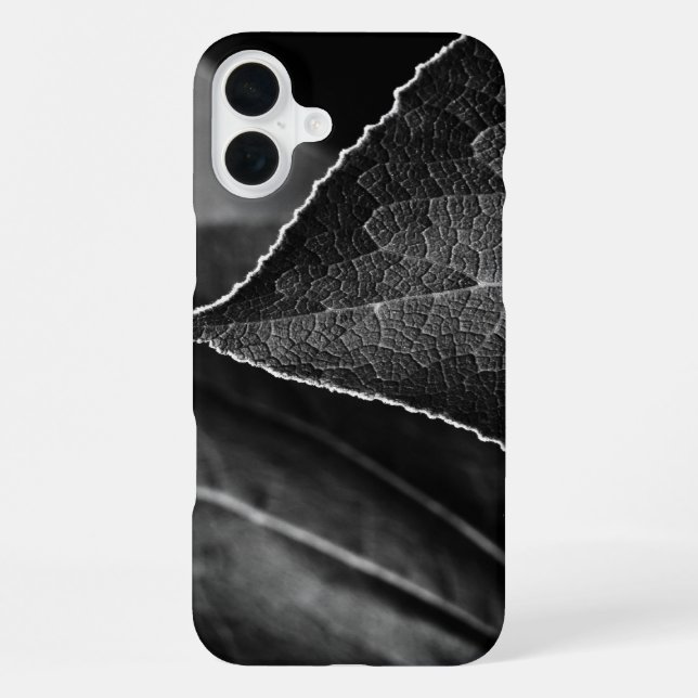 Funda Para iPhone hojas siendo (Reverso )