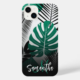 Funda Para iPhone 14 Plus Hojas tropicales de verano