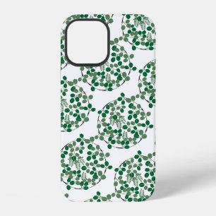 Funda Para iPhone 12 Hojas Verdes, Diseño Japonés