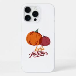 Funda Para iPhone 16 Pro Max Hola Calabazas de otoño