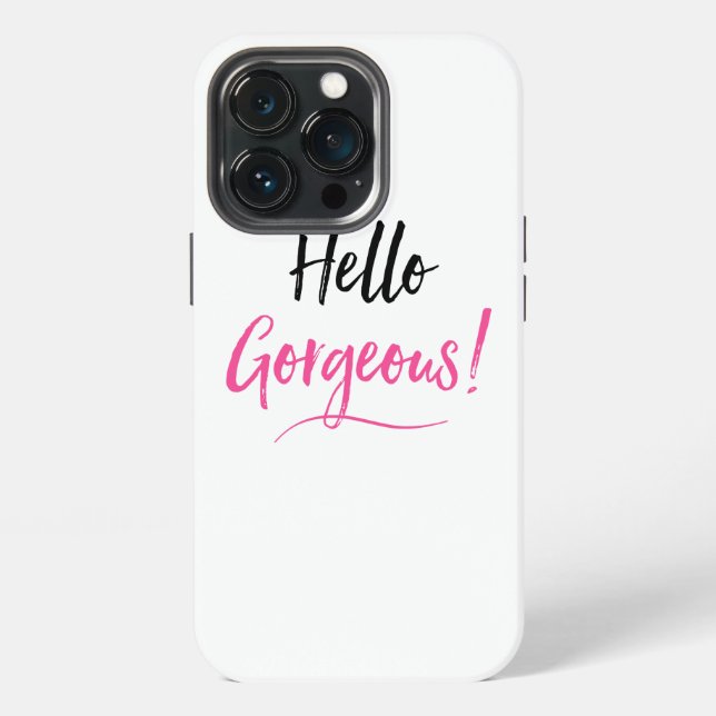 Funda Para iPhone “Hola Hermosa!” (Reverso )