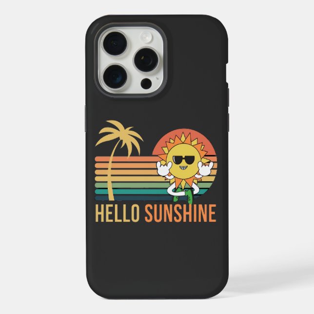 Funda Para iPhone Hola Sol Cute (Reverso )