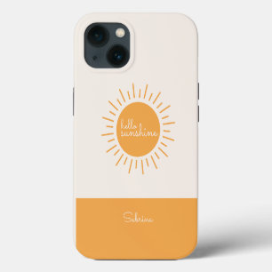 Hola Sunshine Personalizado Amarillo Boho