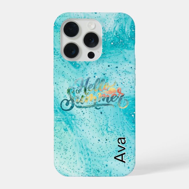 Funda Para iPhone Hola Verano (Reverso )