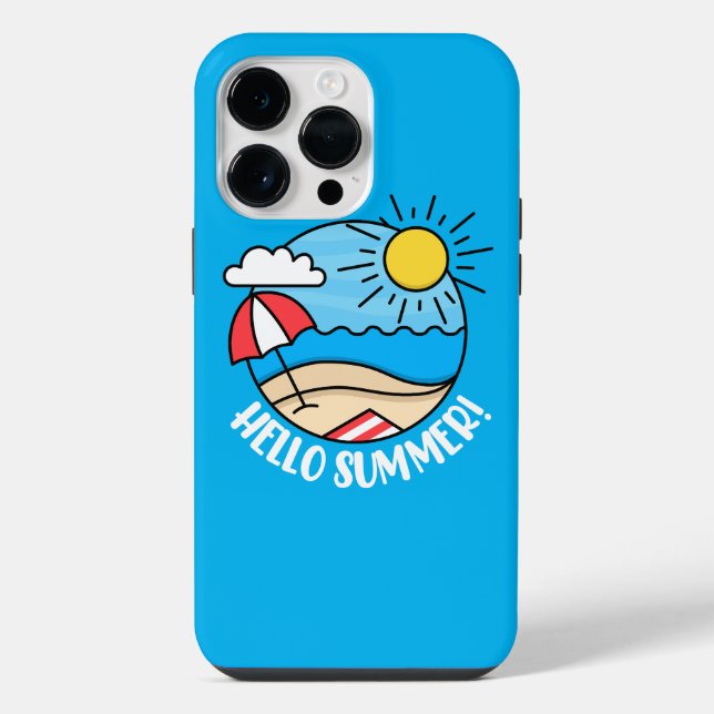 Funda Para iPhone Hola, verano 2 (Reverso )