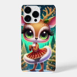Funda Para iPhone 14 Pro Max Holiday Ballet Reindeer Star