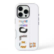 Holo, diseño de gato duro | Funda de iPhone
