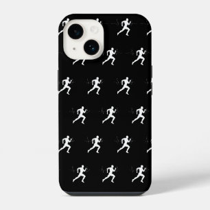 Funda Para iPhone 14 Hombre corriendo corre la línea de Siluette HeartB
