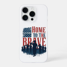 Funda Para iPhone 16 Pro Home of the Brave Salute Tee