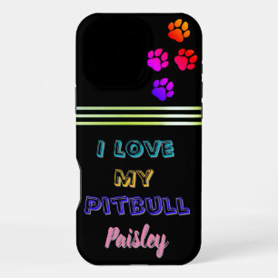 Funda Para iPhone 16 Pro Max Homenaje a la querida Pitbull, Paisley