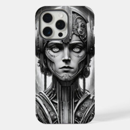 Homenaje a Lang Metropolis. Mujer retro futurista 